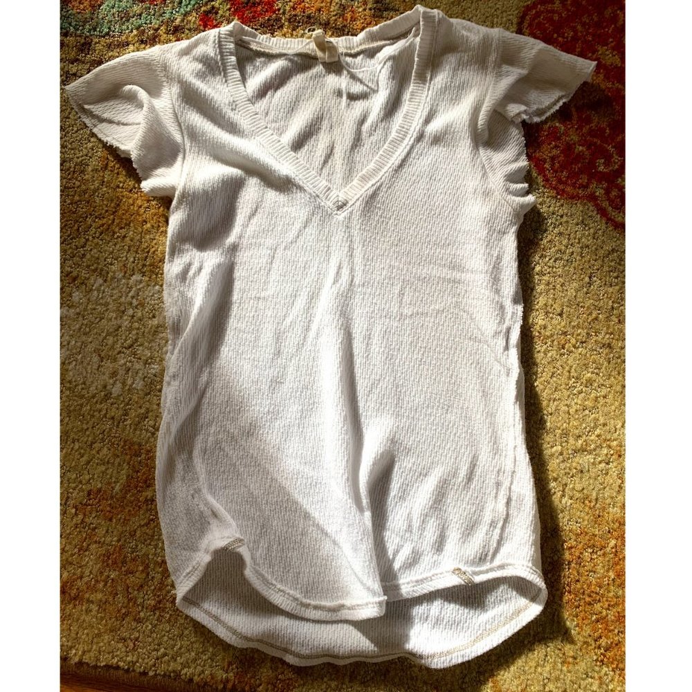 Free People | Short Butterfly Sleeve  - White